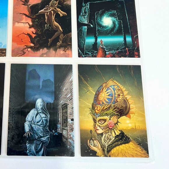 9 Vintage Michael Whelan Adventures in Fantasy trading cards 1993 Comic Images - Picture 3 of 4